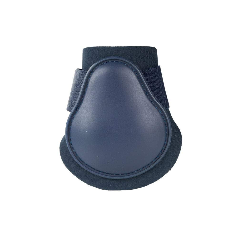 HORZE Chicago fetlock rear boot closure closeup highlights adjustable hook-and-loop for precise fit.