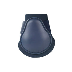 HORZE Chicago fetlock rear boot closure closeup highlights adjustable hook-and-loop for precise fit.