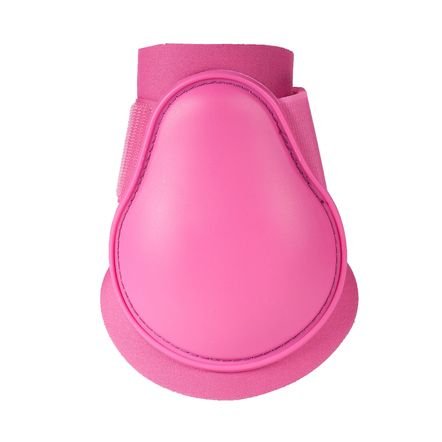 HORZE Chicago fetlock rear boot in lady light pink provides cushioned protection during jump training.