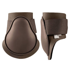 HORZE Chicago fetlock rear boot side view protecting hind leg during jumping