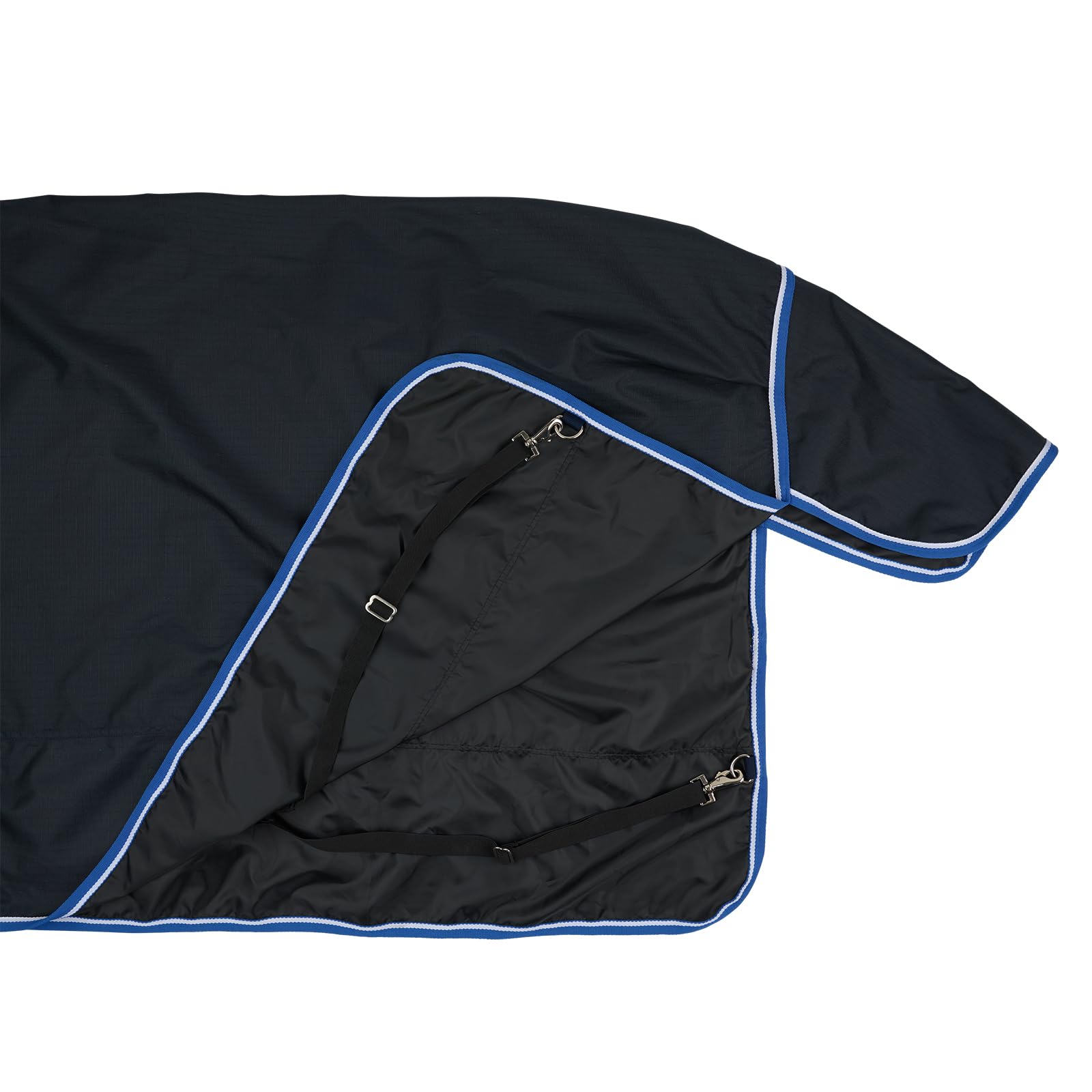 HORZE Glasgow blanket leg straps prevent slipping in wet weather.