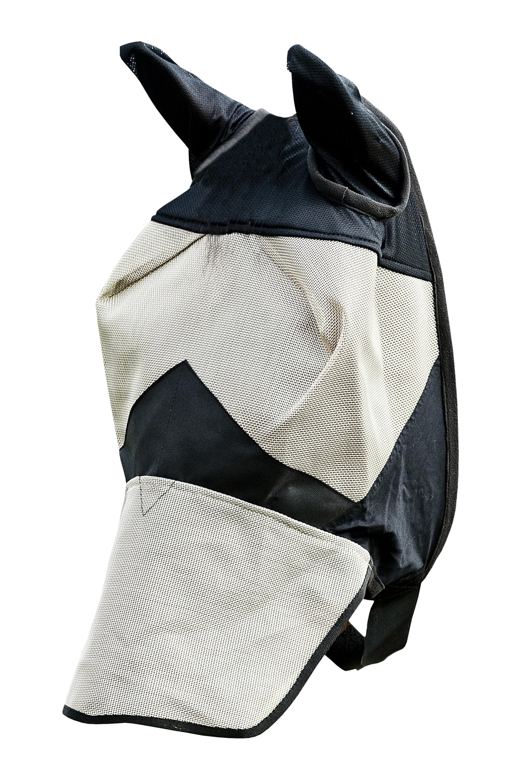 HORZE horse fly mask full coverage protects ears, eyes, and nose from insects and sun.