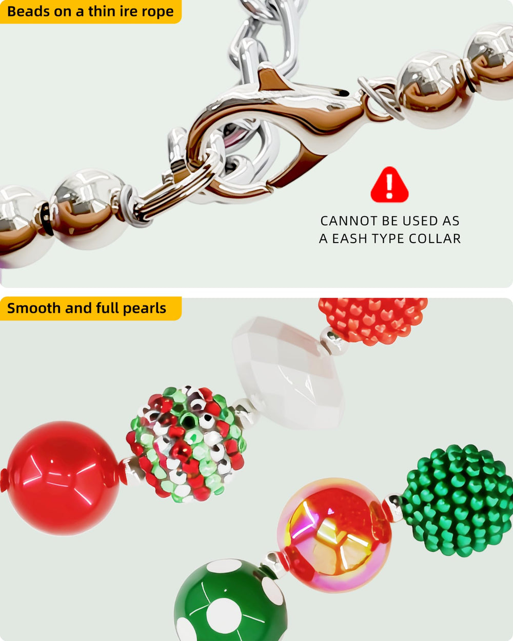 Hosiwei chunky beads create a standout look for festive adventures
