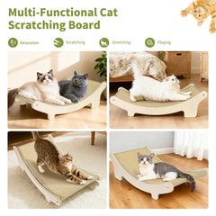 HOTEAGLE curved design follows a cat body for comfortable lounging