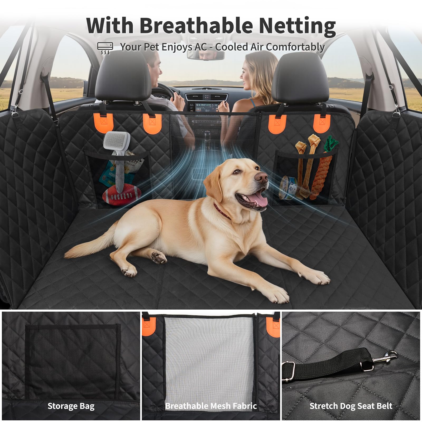 HOTEAGLE storage pockets keep toys and treats neatly organized