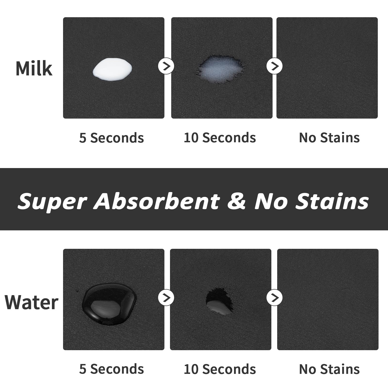 HotLive dog-food-mat-no-stains stays clean from food drips and stains.