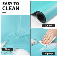 HotLive food mat easy-clean design with wipe-and-rinse care