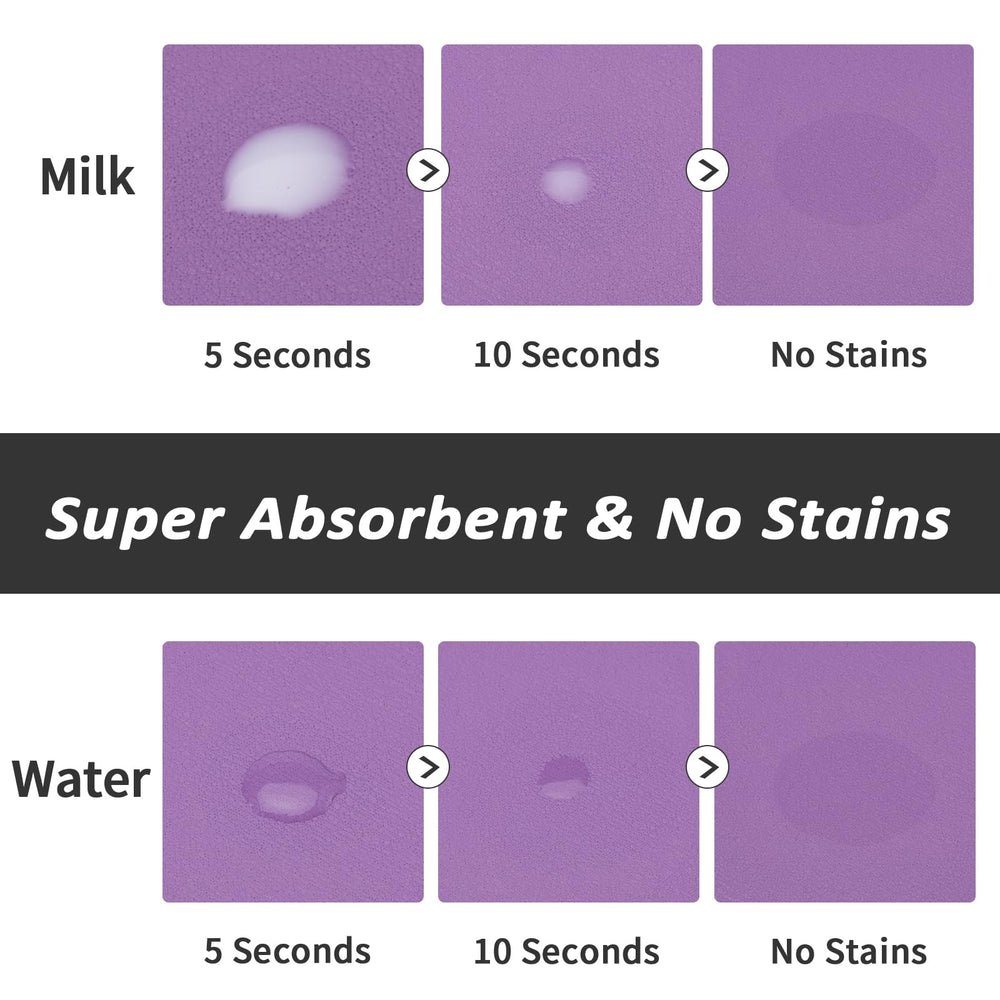 HotLive Paw Purple anti-slip backing keeps bowls steady during feeding.