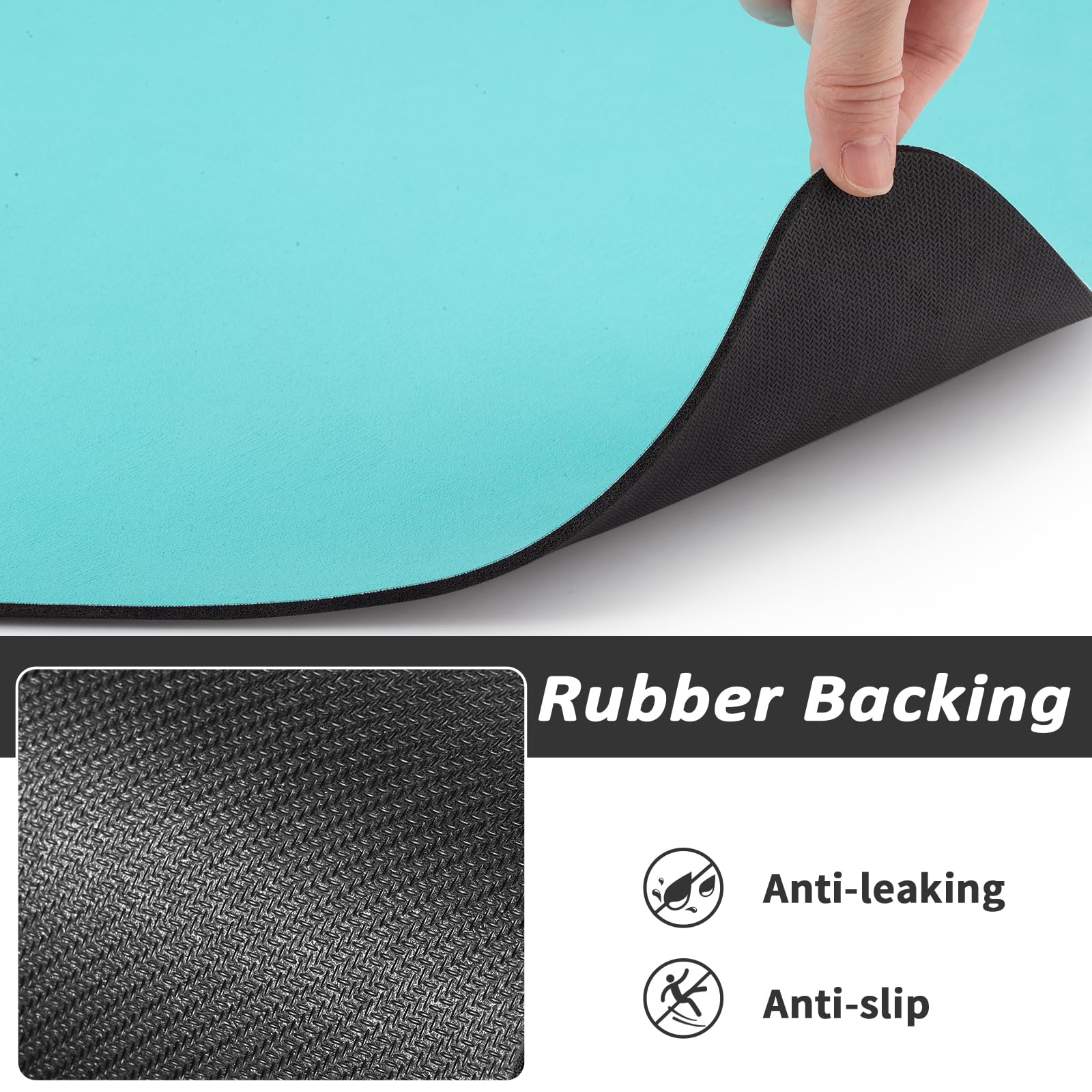 HotLive two-bowl mat fits under dual bowls or feeders