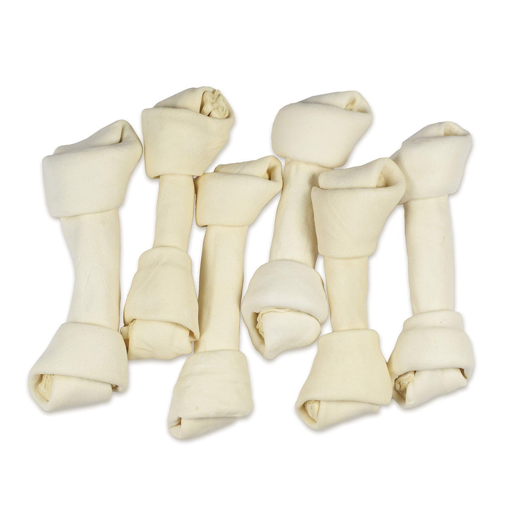 Hotspot Pets 5-pack rawhide bones front view for long lasting chews for large dogs