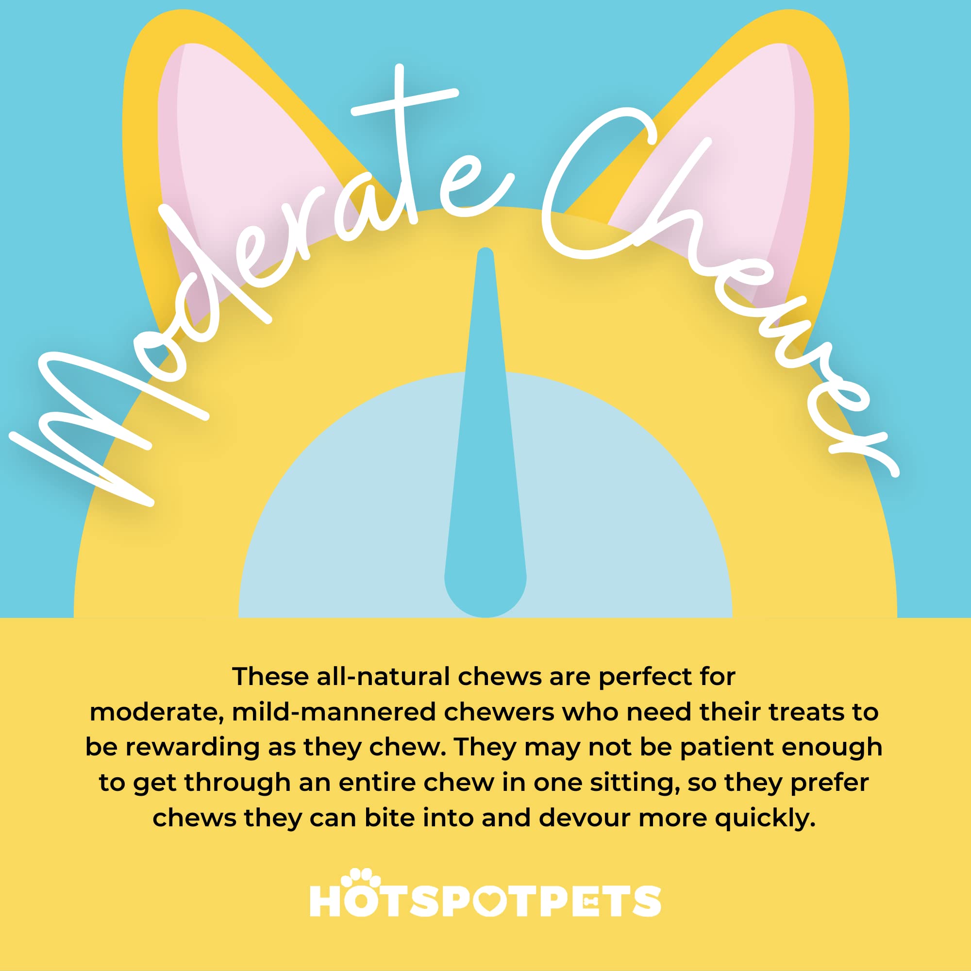 Hotspot Pets beef-pizzle rings ingredients emphasize premium, grain-free, all-natural chew for dogs