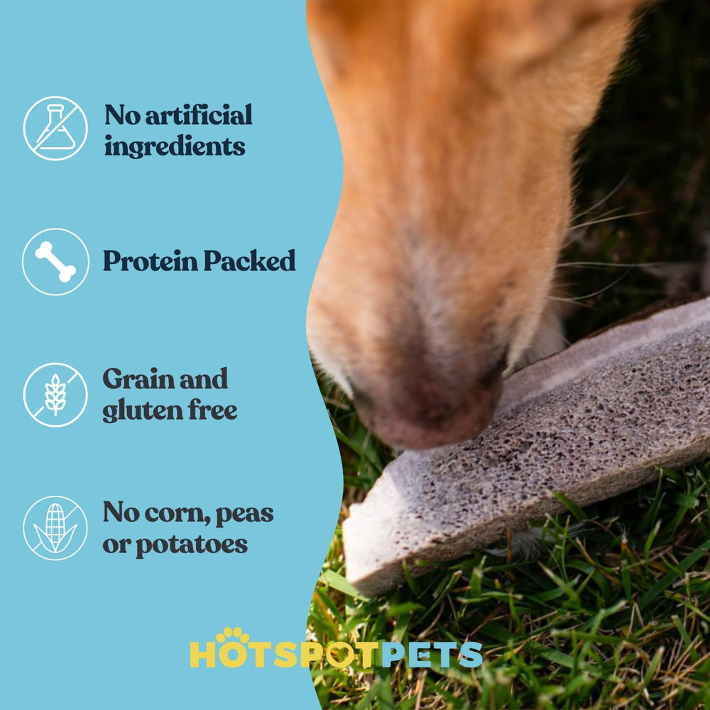 Hotspot Pets dog chew split antlers oral care illustration—long-lasting engagement for chewers