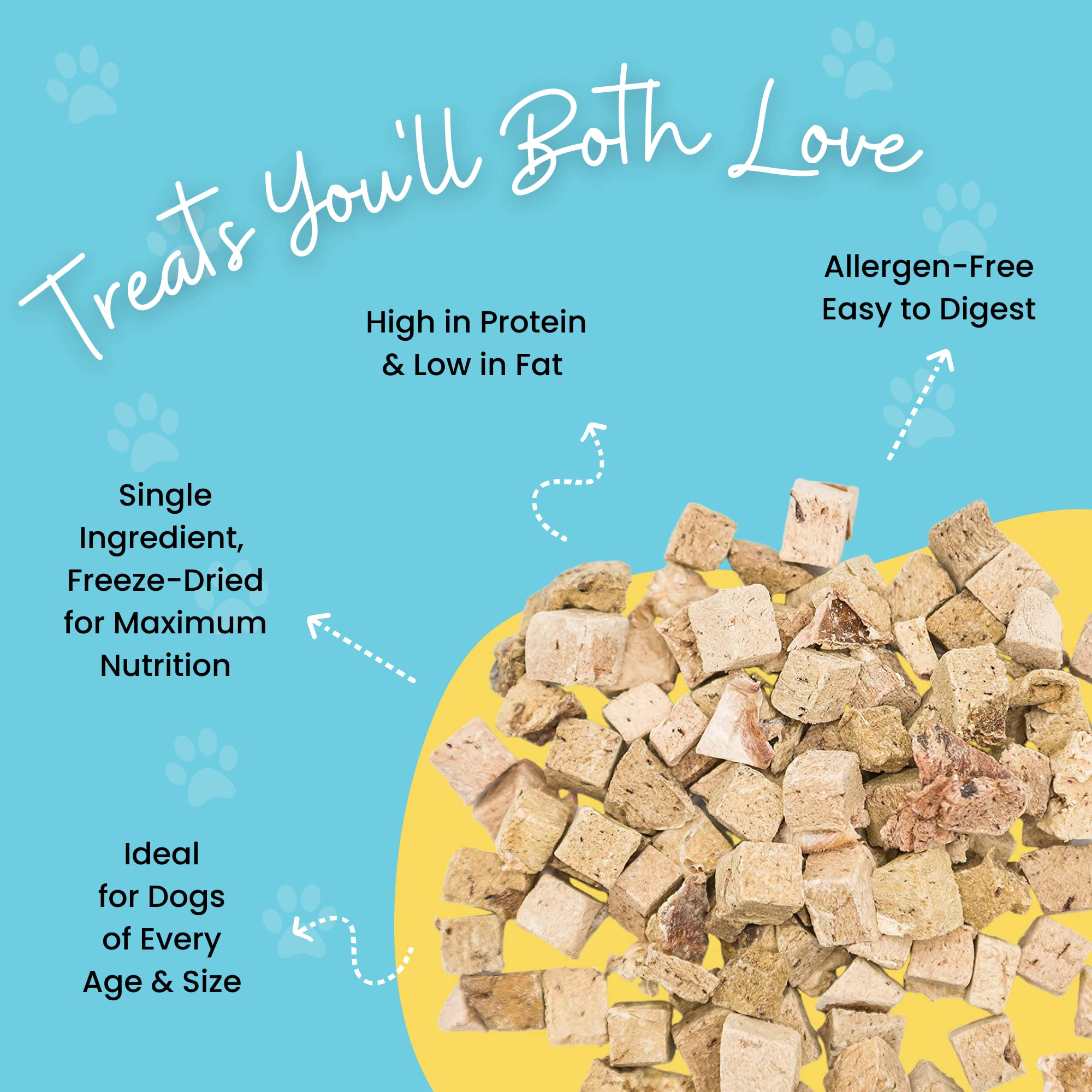 Hotspot Pets 1 lb bag of freeze dried beef liver treats for daily rewards.