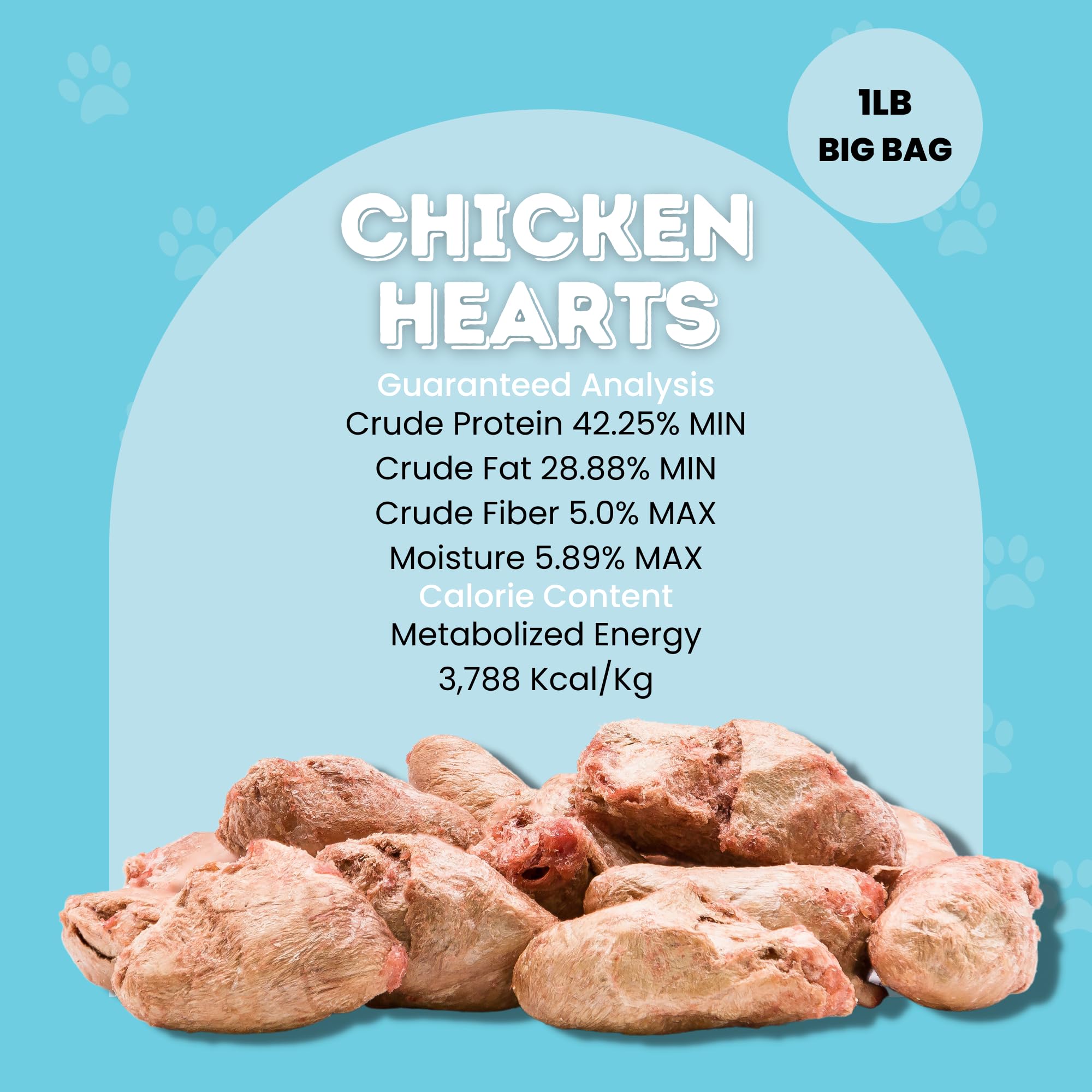 Hotspot Pets single ingredient hearts ideal for sensitive diets.