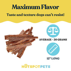 HotSpot Pets grass-fed beef esophagus chews from beef esophagus
