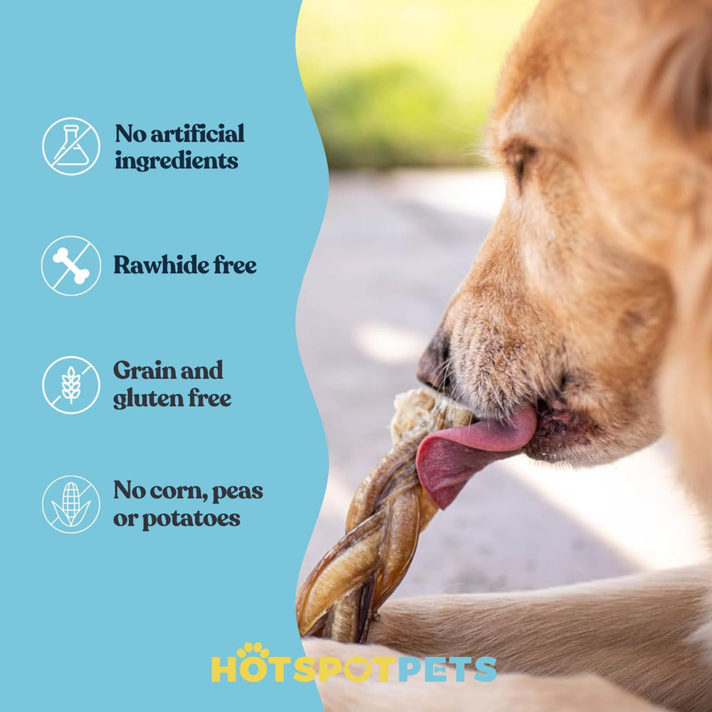 Hotspot Pets low-odor bully sticks closeup ideal for homes