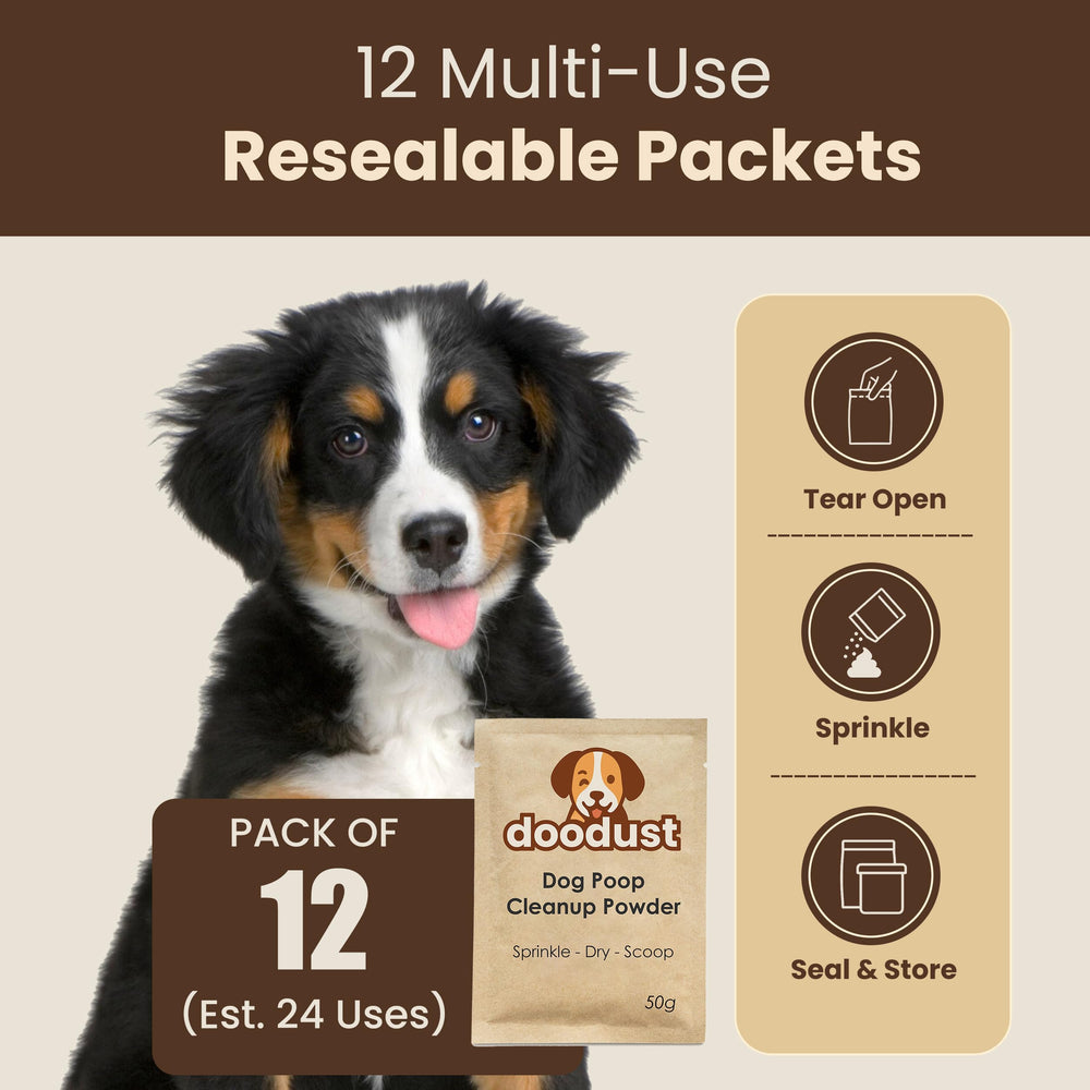 HOUNDGAMES 12-pack resealable packets ready for park or travel cleanup.