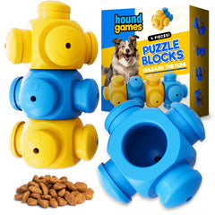 HOUNDGAMES dog puzzle toy with adjustable difficulty levels for mental engagement.