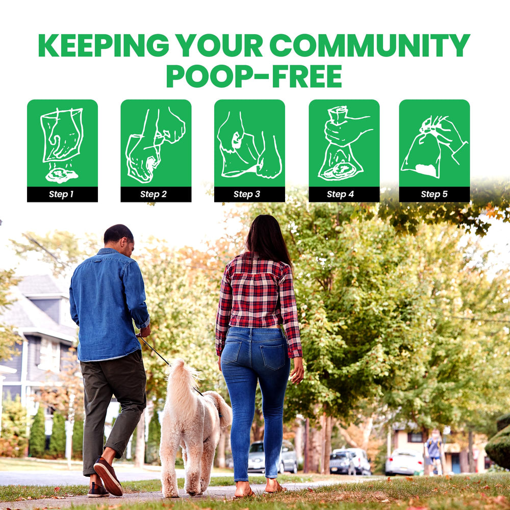 HOUNDSCOOP 8x13 inch bags offer ample capacity for daily cleanup.