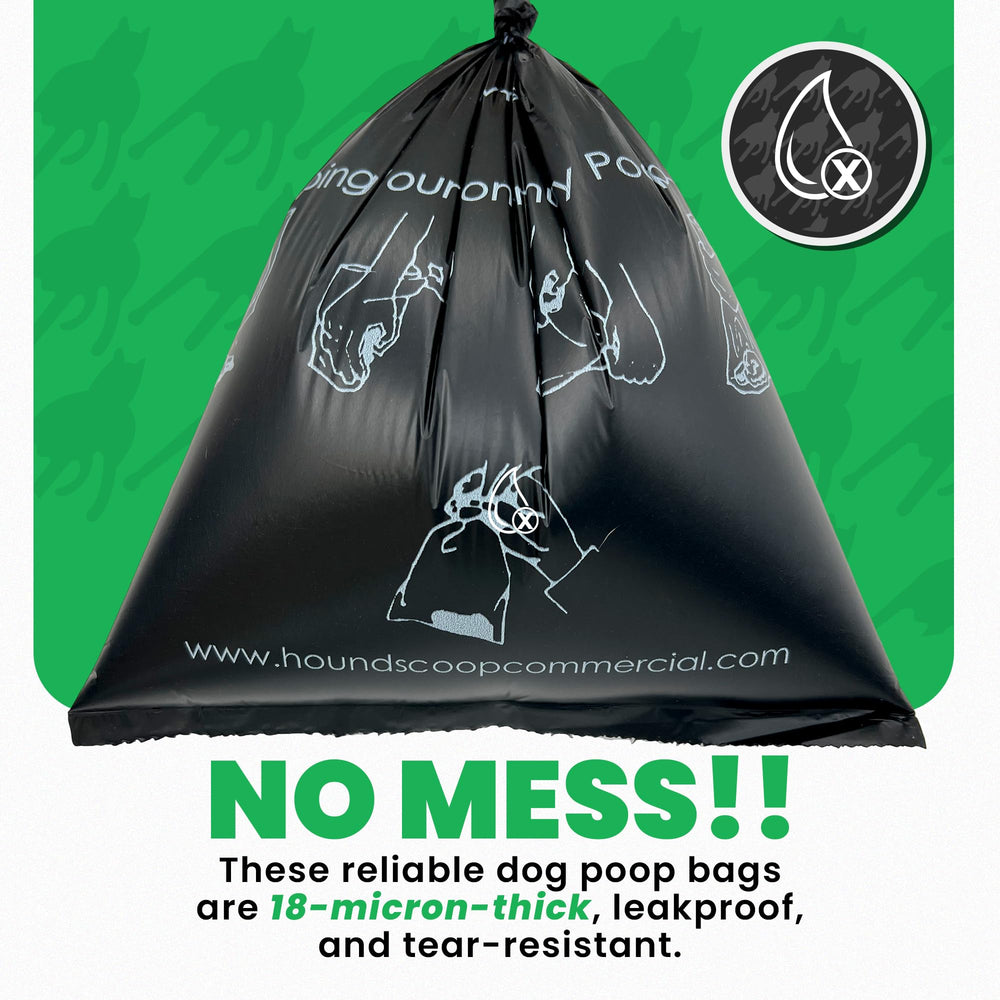 HOUNDSCOOP bags fit most dispensers to streamline maintenance routines.