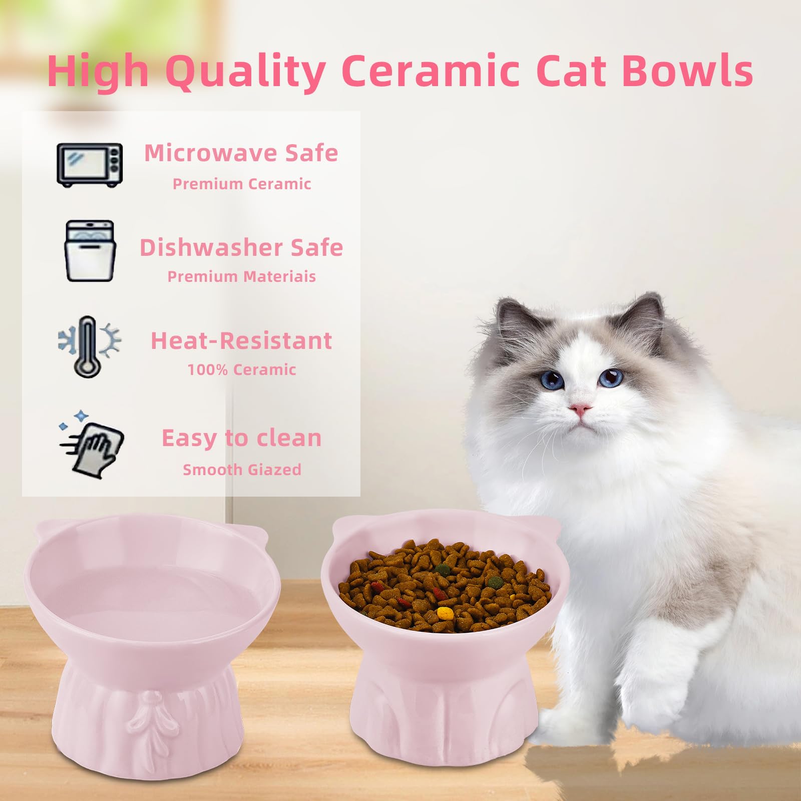 Hovico food and water bowls set streamlines feeding routines.