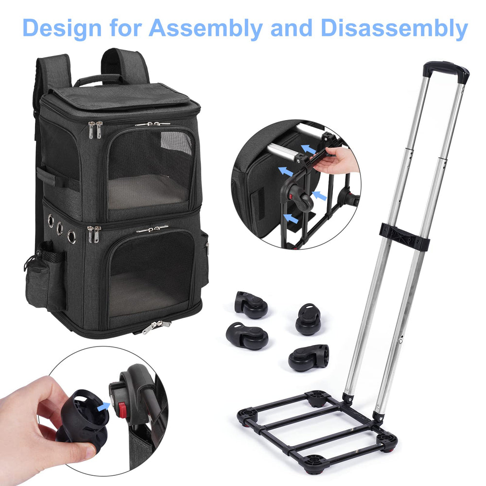 HOVONO divider-removable feature for one or two pets