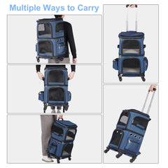 HOVONO side pockets store bowls toys and accessories for on the go