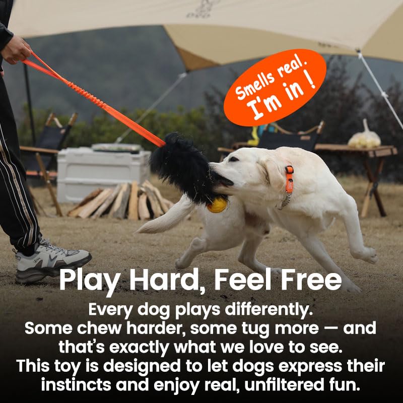 HOWGO dog rope toy durable stitching highlights rugged construction