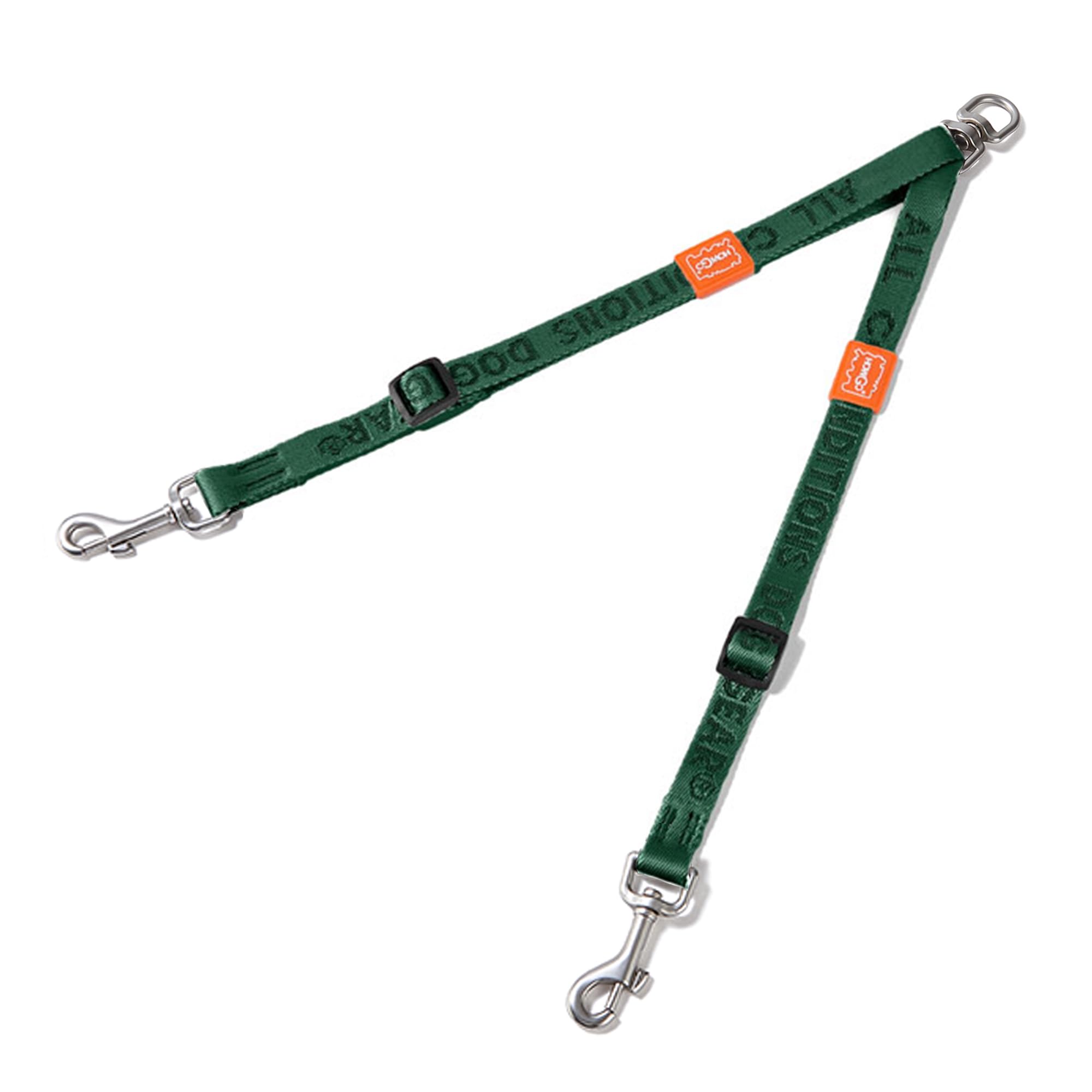 HOWGO double-dog-leash-360-swivel demonstrates smooth, tangled-free walking with independent control
