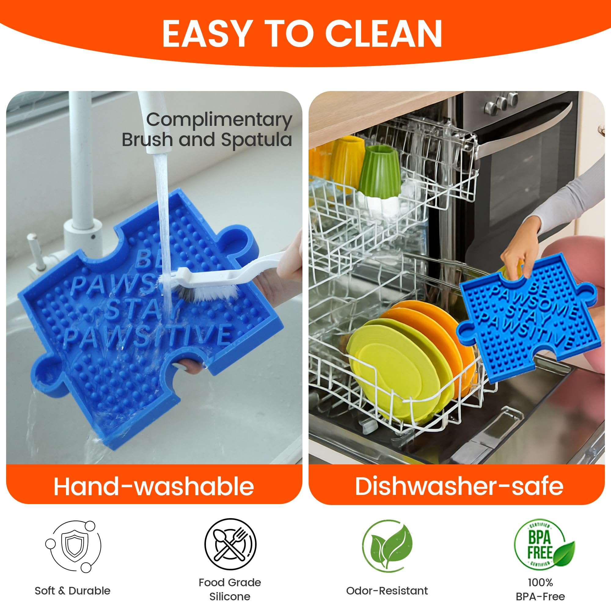 HowGo mat provides enrichment during grooming and baths