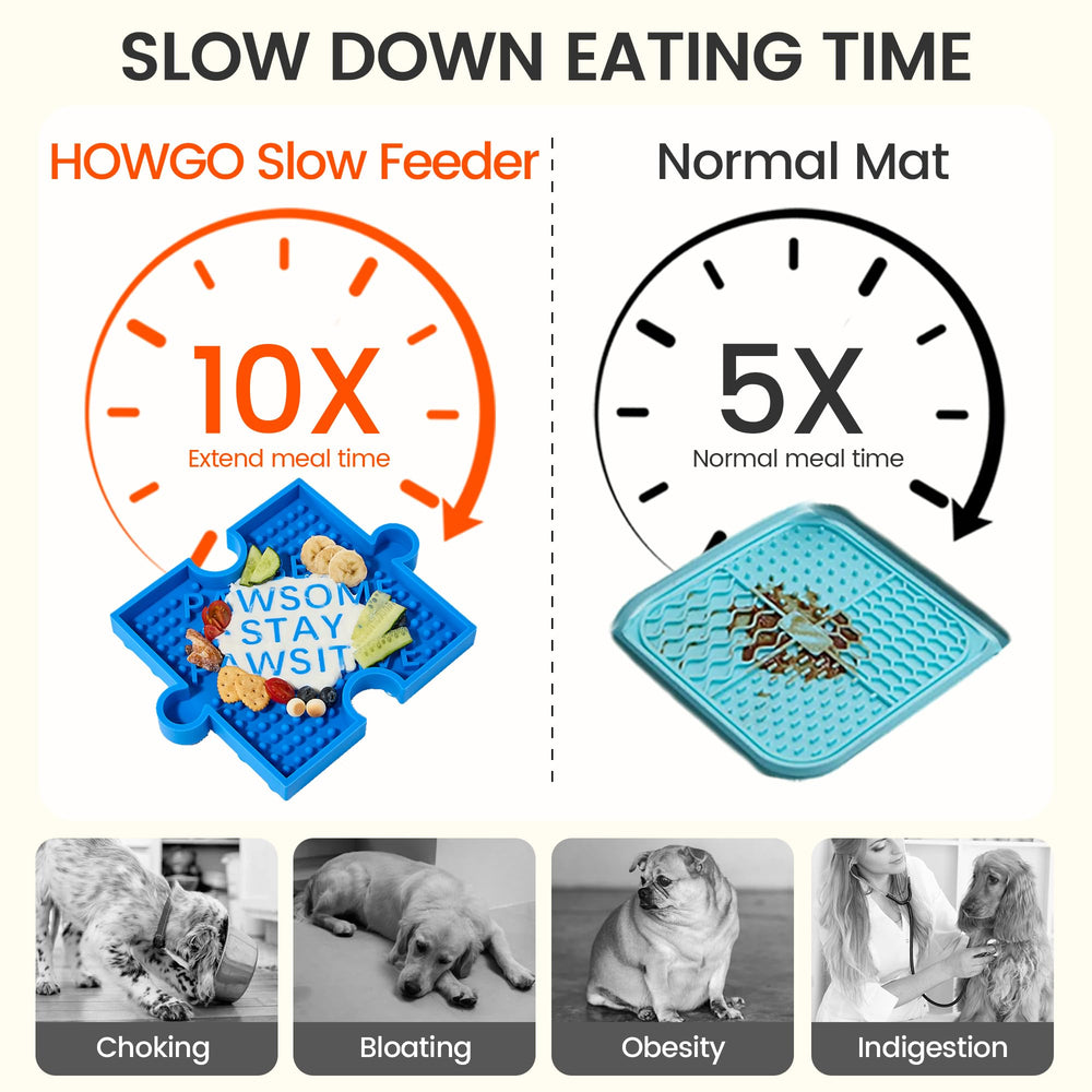 HowGo heavy-duty durable edges resist chewing during daily use