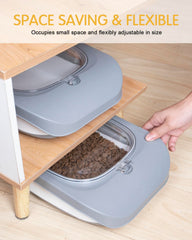 HOYTAMDAR moisture-proof-design highlights elevated base to keep food off damp surfaces
