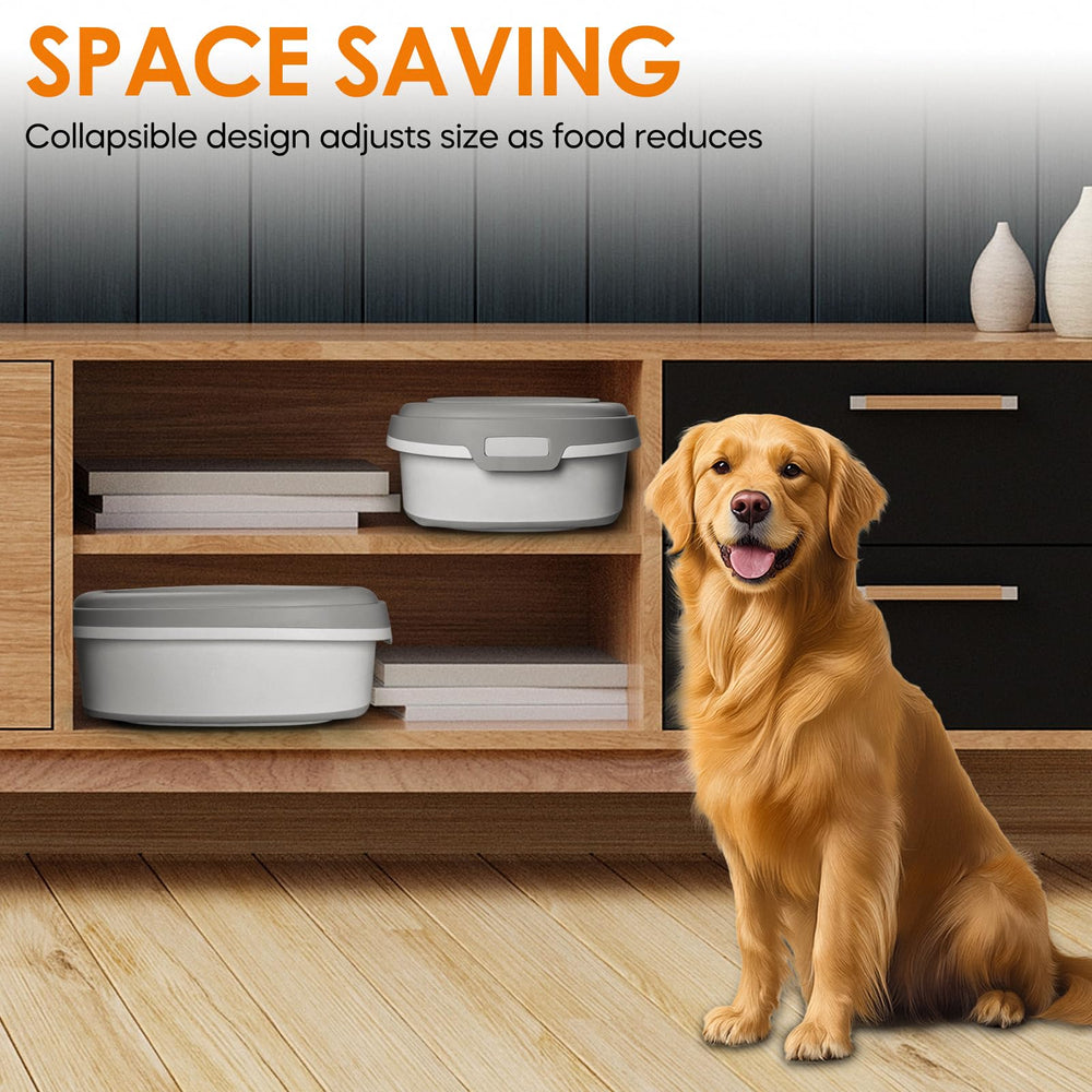 HOYTAMDAR dog/cat food storage bin — keeps meals organized.