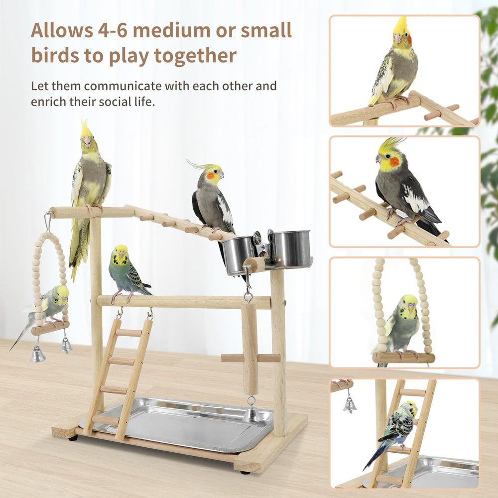 HPAWHOMEPART Bird Playground swing provides engaging motion for parrots