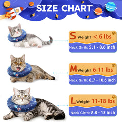 Hpetppy cat cone adjustable-elastic-band highlights customizable fit for comfort.