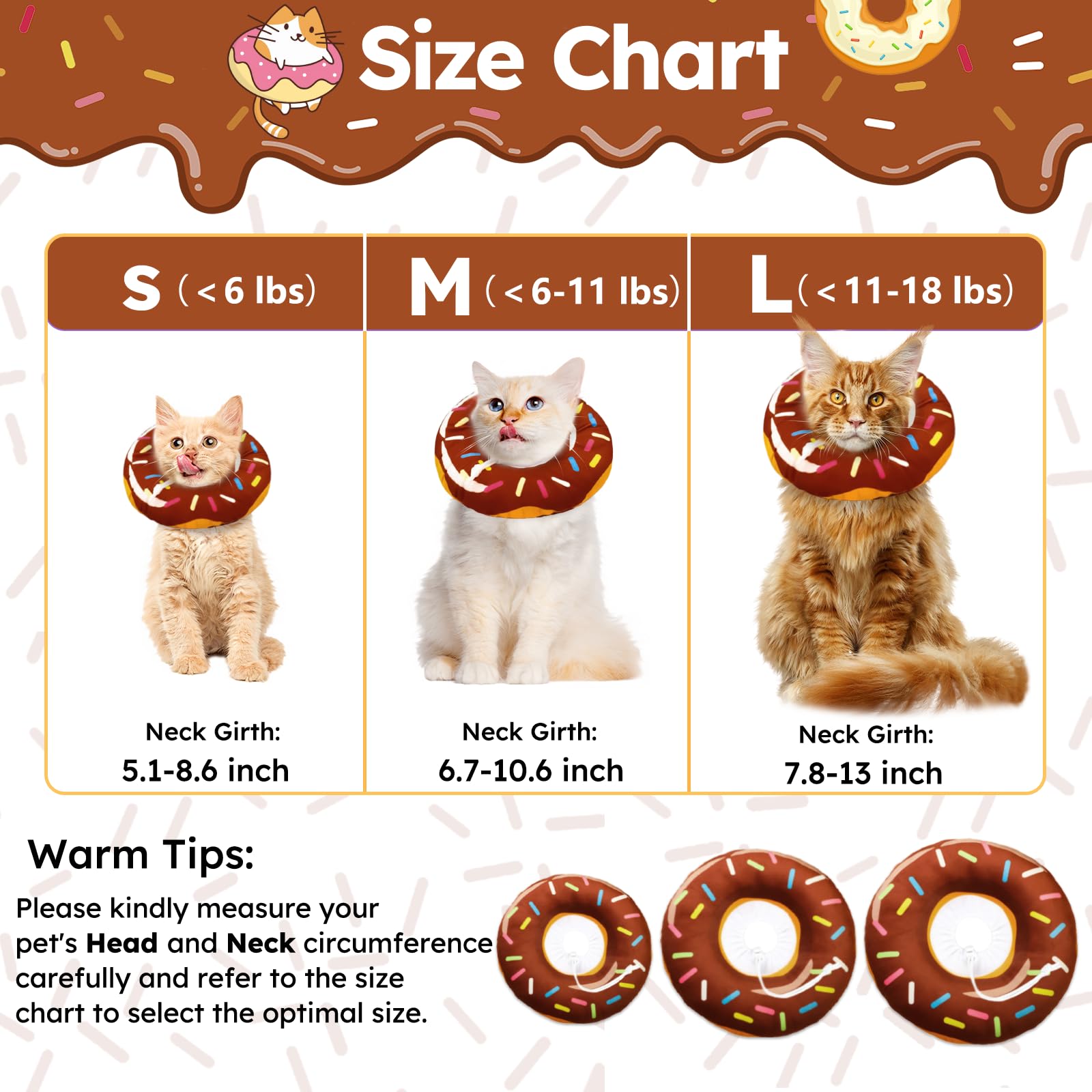 Hpetppy cat cone collar lightweight wear demonstrates comfortable recovery