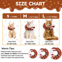 Hpetppy cat cone collar soft cotton padding keeps wear light.