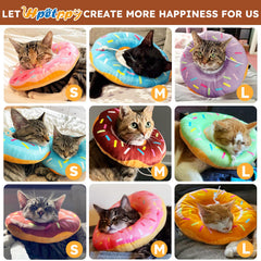 Hpetppy donut collar used as comfy neck pillow during naps
