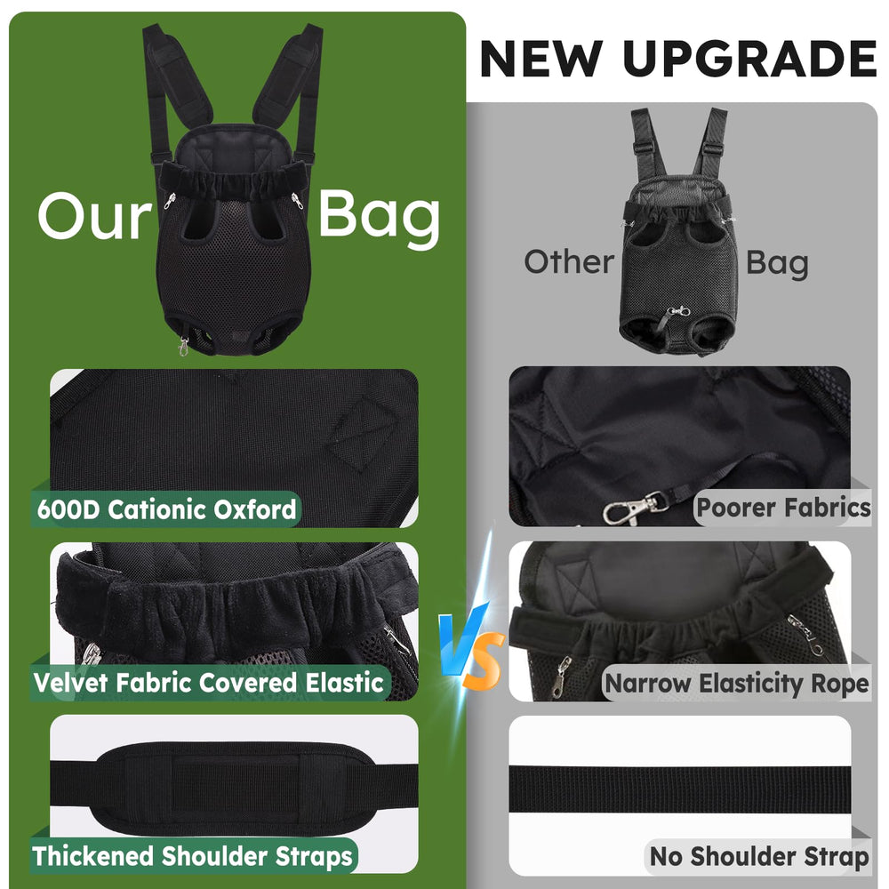 Hpetppy size-guide dog carrier helps buyers pick the right fit for small pets.