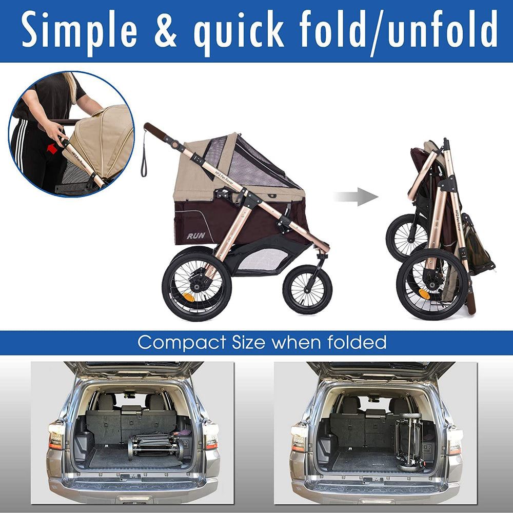 HPZ Pet Rover Run pet compartment provides roomy space for pets