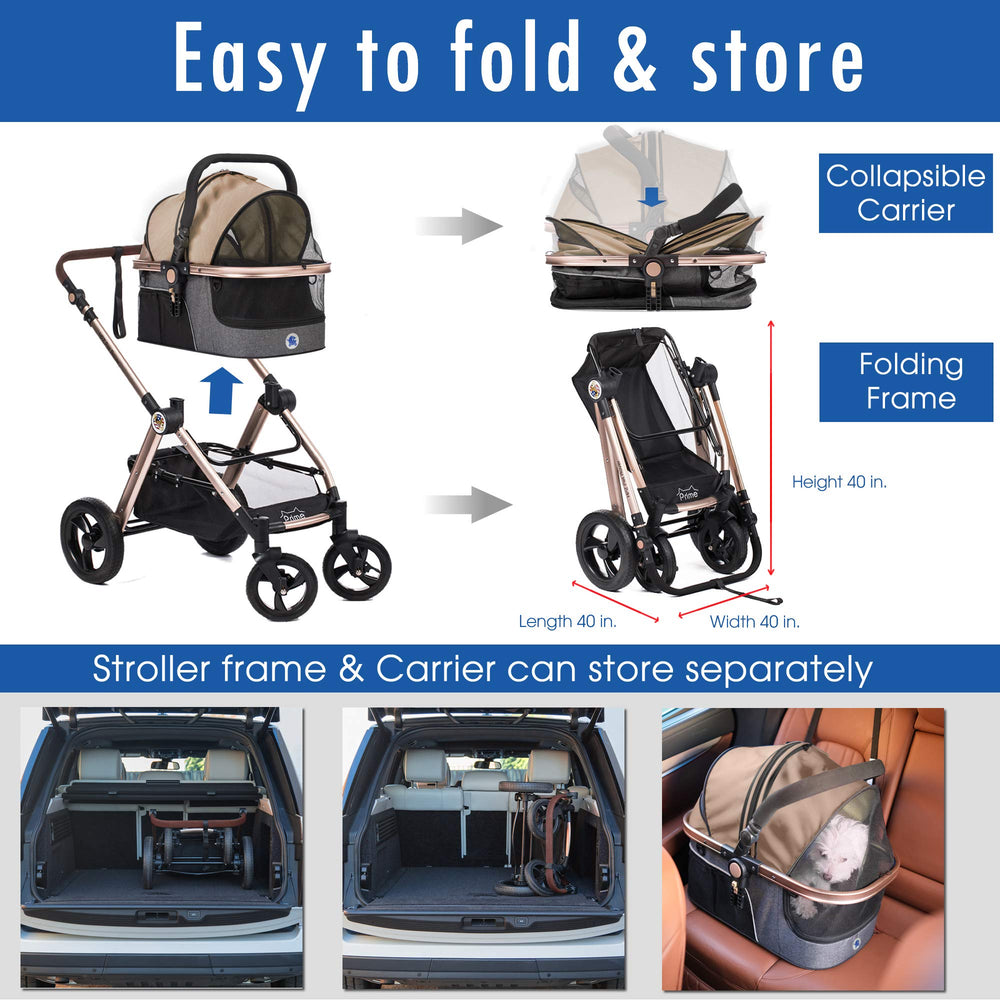 HPZ PR America front suspension and stable wheels on varied terrain