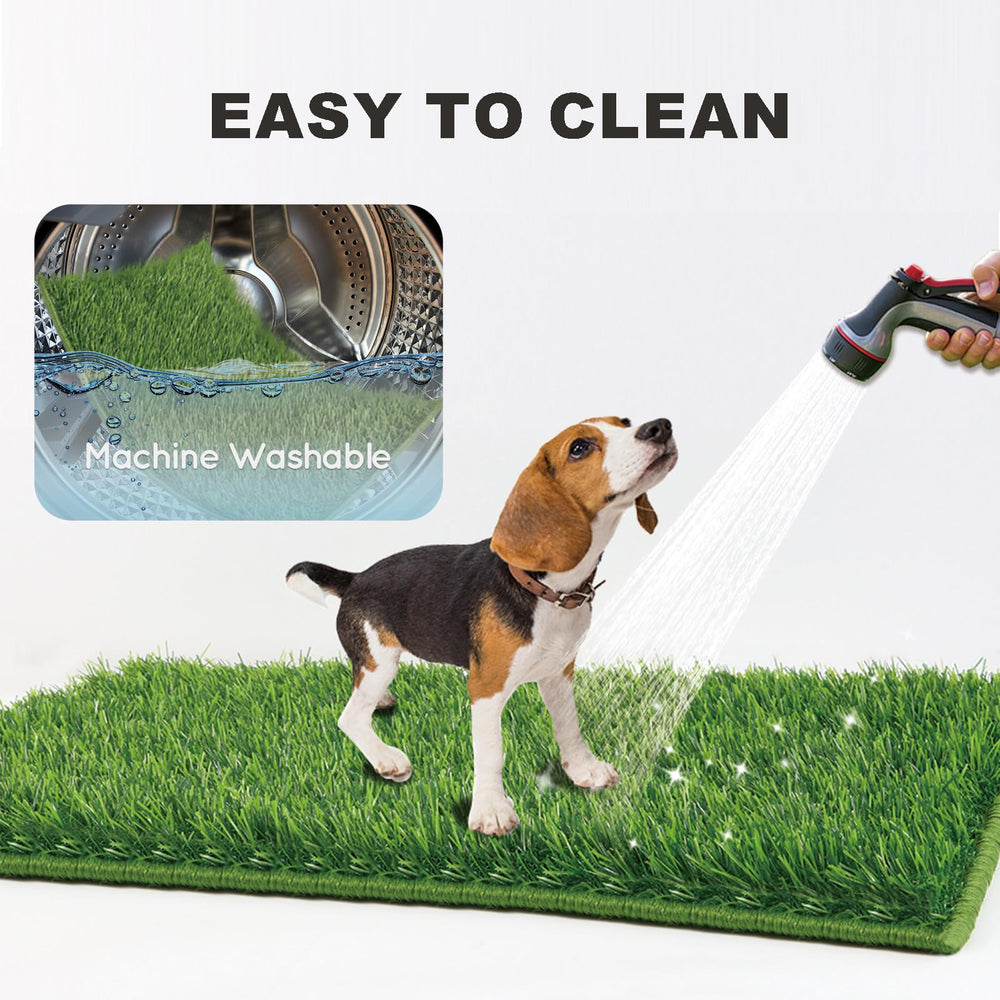 HQ4US 4LEGS two grass mats with hemmed edges ideal for washing