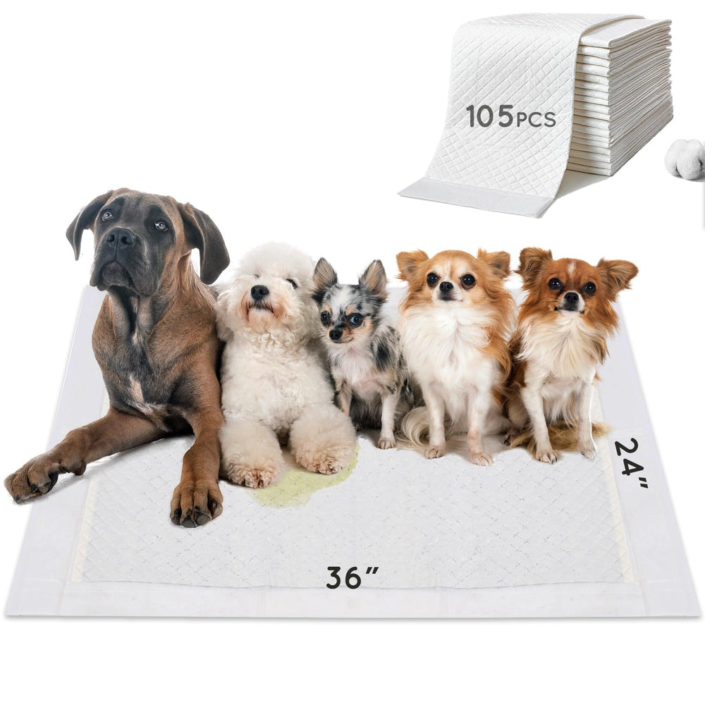 HQ4US 4LEGS dog pee pad 36x24 keeps floors dry during training
