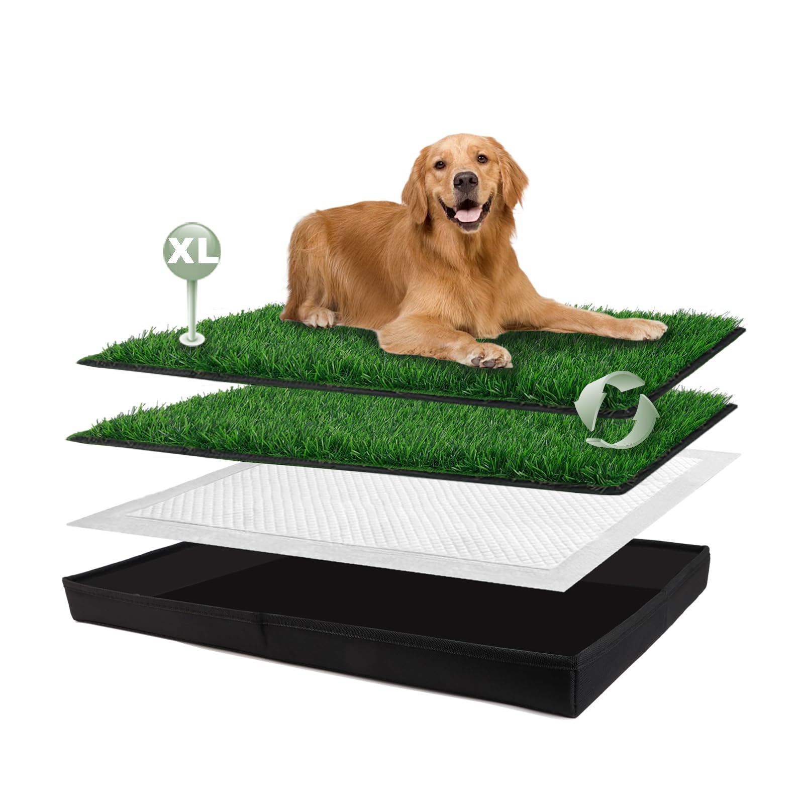 HQ4US 4LEGS foldable litter box on balcony for easy potty breaks