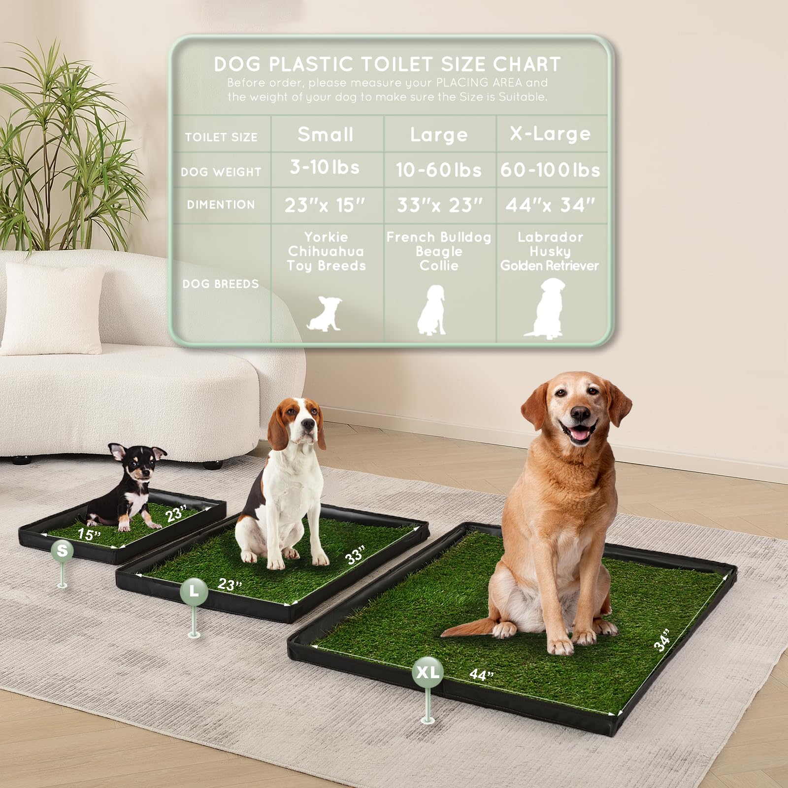 HQ4US 4LEGS odor-free absorbent layer helps manage pet urine odor
