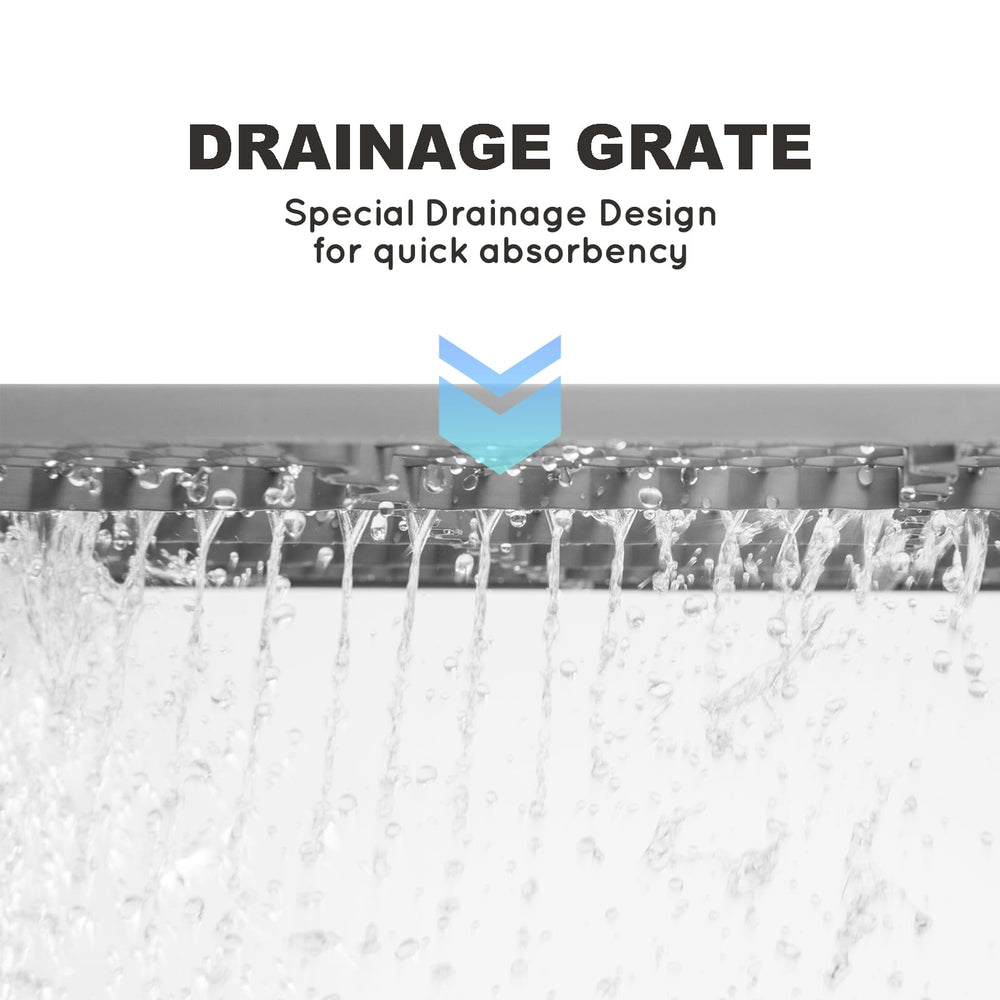 HQ4US 4LEGS drainage grate promotes quick absorbency and minimizes odors