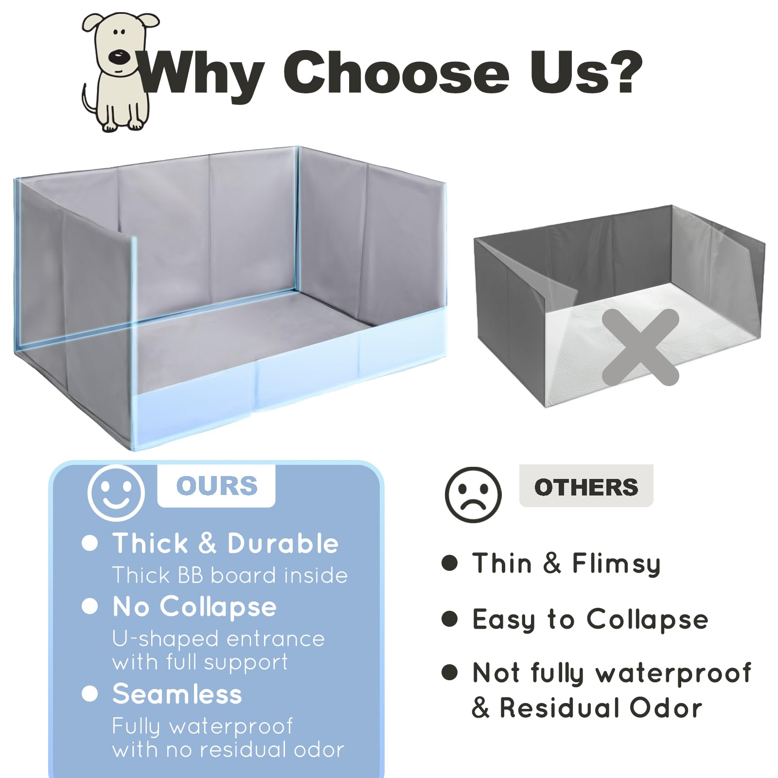 HQ4US 4LEGS seamless construction ensures leak-proof use