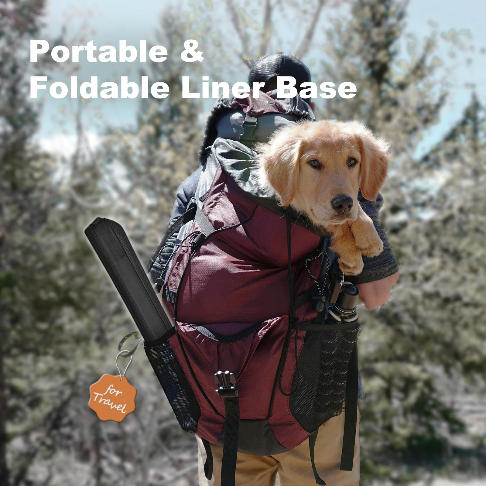 HQ4US 4LEGS waterproof interior makes cleanup quick and easy