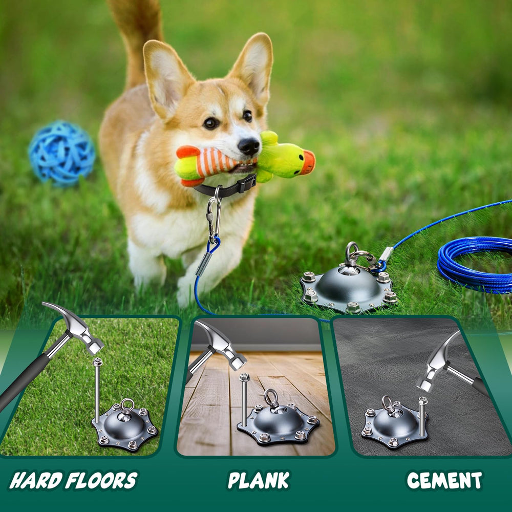 HQQNUO deck-floor installation shows easy setup on wood or concrete