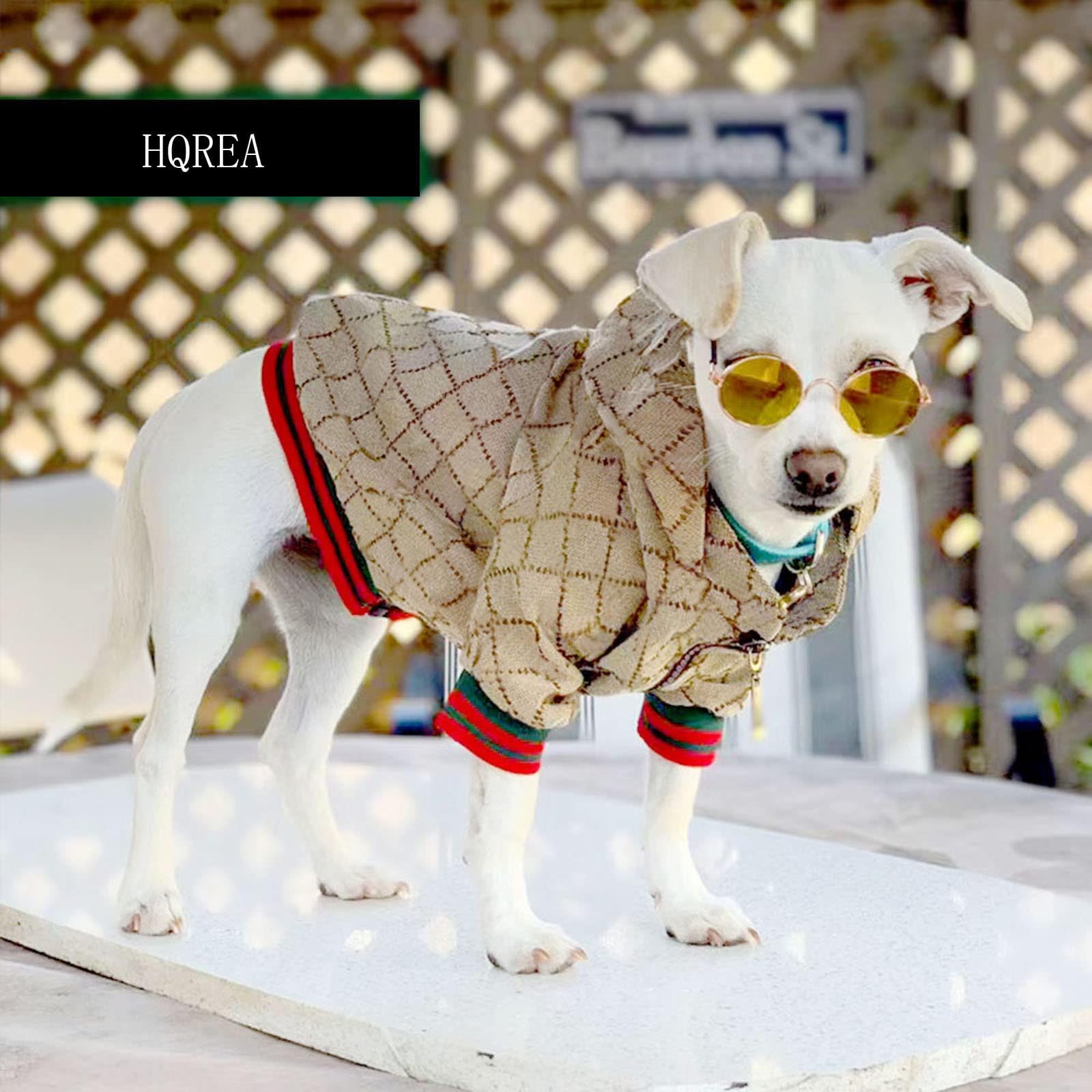 HQREA dog hoodie easy-on, easy-off opening for quick dressing
